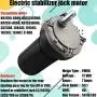 Rear Electric Stabilizer Jack Motor Compatible with Lippert 113407 352338 138445 178562 162307, for Stabilizer Jacks 337199 298707 369774, Replaces C-800 K01531A800 K01531-A800 K01285C800 K01285-C800