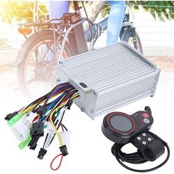 Alomejor 2 in 1 Brushless Controller Electric Scooter Controller LH100 60V E‑Bike Motor Controller with LCD Thumb Shifter E‑Bike Speed Driver for 450W/500W/1000W