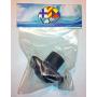 XYZ Boat Supplies Dual USB Charger Socket for Boat/Rv/Car/Motor-Home (Black w/White Light)