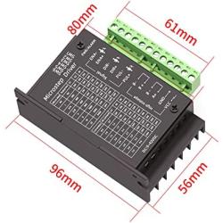 V TELESKY TB6600 Stepper Motor Driver Nema 23 Stepper Motor Driver for Nema 17, 23 Series Stepper Motor CNC Controller Single Axis Hybrid MicroStepping（1 pcs)