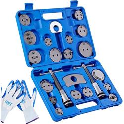 Orion Motor Tech 24pcs Heavy Duty Disc Brake Piston Caliper Compressor Rewind Tool Set and Wind Back Tool Kit for Brake Pad Replacement Reset, Fits Most American, European, Japanese Autos