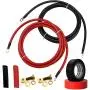 GaiRen Trolling Motor Battery Cable Extension Kit 10 Feet 8AWG Cable Extension 50Amp with Terminals for Fishing Boat Trolling Motor Solar Panel Automotive( Red & Black)