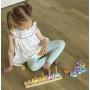 Orange Tree Toys - Counting Fish – Wooden Toy with 15 Stacking Pieces - for Kids Ages 3 Years and Up to Practice Counting and Develop Fine Motor Skills