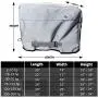 Boat Motor Cover (Sizes: 10hp - 300hp) - Heavy Duty 600D Diamond Polyester, Waterproof, Ventilated (Storage Bag Included)