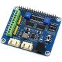 Stepper Motor HAT for Raspberry Pi,Jetson Nano Onboard Dual DRV8825 Motor Controller Built-in Microstepping Indexer Drives Two Stepper Motors Up to 1/32 Microstepping 5V 2.5A