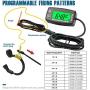 Runleader Engine Temp Gauge Meter, Hour Meter and Tachometer, Battery Replaceable for Garden Tractor Generator Chainsaw Outboard Marine ATV Jetski Motorcycle Snowmobile Compressor.