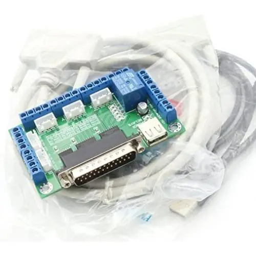 5 Axis Breakout Board interface Mach3 Stepper Motor Driver CNC Router Engraving Milling Machine CNC Controller