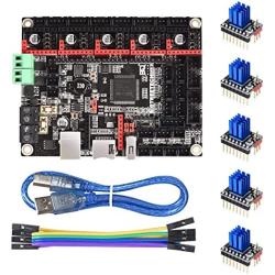 BIGTREETECH Direct SKR 2 32Bit 3D Printer Silent Control Board + 5pcs TMC2209 V1.2 Stepper Motor Driver DIY Upgrade Ender 3 BIQU B1 3D Printer STM32F429VGT6 New Upgraded Version(SKR 2+5PCS TMC2209)