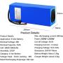 Jieoto 48V 15Ah E-Bike Battery Pack 13S 5P 15000mAh Electric Scooter Lithium-ion Battery Fit for Electric Bicycle Electric Motorcycle Electric Tricycles Electric Go-Kart with Charger