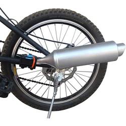 BEYST Bicycle Exhaust Sound System,Bike Turbo Exhaust Pipe with Sound Effect Motorcycle Noise Maker Cycling Accessories 35 x 7.5 cm(as The Picture)