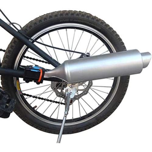 BEYST Bicycle Exhaust Sound System,Bike Turbo Exhaust Pipe with Sound Effect Motorcycle Noise Maker Cycling Accessories 35 x 7.5 cm(as The Picture)