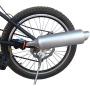 BEYST Bicycle Exhaust Sound System,Bike Turbo Exhaust Pipe with Sound Effect Motorcycle Noise Maker Cycling Accessories 35 x 7.5 cm(as The Picture)