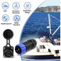 Marine Boat DC Power Connector，Trolling Motor Plug Receptacle Set 12/24/36/48 Volt，Waterproof Kit Connector for Motor,Marine Plug for Down Rigger /Trolling Motor/Fishing Reel.