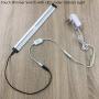 inShareplus LED Mini Touch Dimmer Switch, Stepless Adjustable Brightness, Easy Operate, Widely Use with LED Strip Lights, LED Under Cabinet Lighting, LED Vanity Mirror Lights Kits, White Version