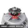 Gdrasuya10 48V Dc 750W Electric ATV Go Kart Brushless DIY Gear Reduction Motor 2800Rpm Rated Speed High Efficiency with Controller for DIY Tricycle, E-Bikes, Electric Scooters USA Stock