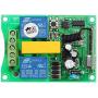 Calvas 433MHz 2 Channel Wireless Remote Control AC220V Switch Module Motor Forward Reverse Controller AK-DJZFZ+3 Key Transmitter