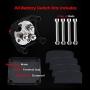 Ampper 1-2-Both-Off Battery Disconnect Switch, 12-48 V Battery Master Cut Shut Off Isolator Switch (1-2-Both-Off)