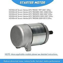 Starter Motor Replacement for Honda ATV TRX250 TRX250EX TRX250TE TRX250TM 229CC 1997-2007 31200-HM8-003 31200-HM8-A41