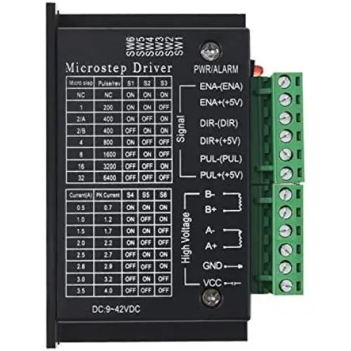 Stepper Motor Driver TB6600 Nema 23 Nema 34 42/57/86 Nema17 4A DC9-40V 1 axis Stepping Motor CNC Engraving Machine
