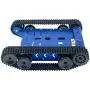 Robot Chassis Smart Robot Car Chassis Kit Aluminum Alloy Tank Chassis with 2WD Motors for Arduino/Raspberry Pi DIY Remote Control Robot Car Toys