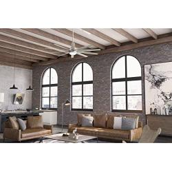 Hunter Fan Company 50718 Overton Ceiling Fan, 72, Matte Nickel