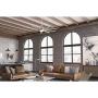 Hunter Fan Company 50718 Overton Ceiling Fan, 72, Matte Nickel