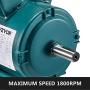 Mophorn Electric Motor 2Hp 143 5T Frame Single Phase Motor 1800 RPM 60Hz Air Compressor Motor AC 115V 230V Suit for Agricultural Machinery and General Equipment