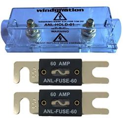 WindyNation ANL Fuse Holder + ANL Fuse (2pcs 60A Fuse)