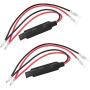 2 Pcs 10W LED Light Load Resistor In-line Motorcycle Resistors LED Turn Signal Indicator Fix Error Flash Controller