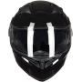 ILM Motorcycle Dual Visor Flip up Modular Full Face Helmet DOT 6 Colors Model 902 (M, Gloss Black)