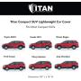 Titan Brilliant Color Poly 210T Car Cover for Compact SUV 170-187