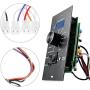GRISUN Fire Burn Pot, Hot Rod Ignitor, Auger Motor and Grill Induction Fan Kit Replacement Parts Digital Pro Thermostat Controller