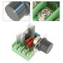 Motor Speed Controllers, AC 50-220V 2000W 25A AC Motor Speed Controller Voltage Regulator LED Dimmers can Adjust The Output Voltage Via The Precision Multi-Ring Potentiometer