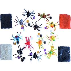 Dew Drops Halloween Water Beads About 5000 Beads Party Activity for Kids Includes 12 Large Spider Insect Toys and Aqua Balls