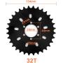 L-faster Bicycle Spoke Chain Wheel Bike Rear Wheel 32T Sprocket for Our Left Drive Motor Kit 16T Freewheel with Adapter for Motor MY1016Z