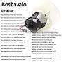 Boskavalo A/C Heater Blower Motor for BMW 5 6 7 Series F02 F06 F07 F10 64119242607
