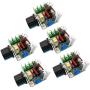 AC 50-220V 2000W 25A Motor Speed Controller SCR High-power Electronic Voltage Regulator Module Motor LED Dimmerswith Speed Control Knob(5pcs)