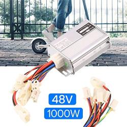 OVNSHVN Electric Bike Controller 48V 1000W Brushed Controller Electric Bicycle E-Bike Scooter Motor Brush Speed Controller Accesso silver