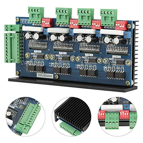 TB6600 4A Stepper Motor Driver CNC Controller, Driver Controller Board for CNC 4-Axis 2 Phase Nema Stepper Motor for CNC, Motor Driver Board