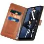 SUANPOT RFID Blocking Wallet case for (Motorola Moto G Pure 2021 ,Light Brown SUANPOT RFID Blocking Wallet case for (Motorola Moto G Pure 2021 ,Light Brown