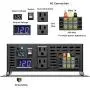Convertisseur Électronique à Onde Pures 3000W, 12V à 120V 60Hz, Générateur DC-AC avec Écran LCD et Télécommande. Convertisseur Électronique à Onde Pures 3000W, 12V à 120V 60Hz, Générateur DC-AC avec Écran LCD et Télécommande.