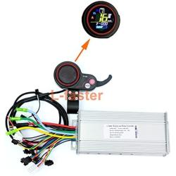 Electric Scooter LCD Display with Thumb Throttle Kit 400W-1000WElectric Brushless Hub Motor Controller with Color LCD Battery Indicator