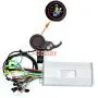 Kit d'Écran LCD pour Trottinette Électrique avec Guidon Throttle 400W-1000W Moteur Brushless à Hub Contrôleur avec Indicateur de Batterie Couleur. Kit d'Écran LCD pour Trottinette Électrique avec Guidon Throttle 400W-1000W Moteur Brushless à Hub Contrôleur avec Indicateur de Batterie Couleur.