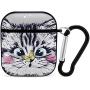 Airpods Case Cute Butterfly Cat Flowers Airpod Hard Case Cover Headphone Cases for Apple Airpods1 Airpods2