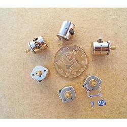 WSDMAVIS 5 Pcs Mini Stepper Motor Dia 8mm 2 Phase 4 Wire DC Stepper Motor Micro Stepping Motor with Copper Gear for Digital Products Camera DIY