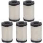 Mannial 35066 Air Filter fit Tecumseh Lesco 35066 740095 63087A 050128 10096 LEV90 LEV100 LEV115 OVRM60 TC300 Engine, Pack of 5
