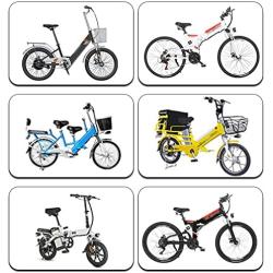 36V 10Ah Folding Built-in E-Bike Lithium-Ion Battery, with 42V 2A Charger Built-in 15A BMS, Suitable for 250-750W Motors