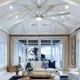 Vent de plafond industriel à DC, 72 pouces, résistant à l'humidité, avec LED, ETL listé, pour cuisine, chambre, salon, sous-sol, 6 vitesses, télécommande. Vent de plafond industriel à DC, 72 pouces, résistant à l'humidité, avec LED, ETL listé, pour cuisine, chambre, salon, sous-sol, 6 vitesses, télécommande.
