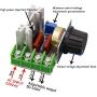 AC 220V 2000W Voltage Regulator Scr Dimming Dimmers Motor Speed Controller Thermostat Voltage Regulator