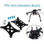 Cuziss Glass Fiber Flight Controller Anti-Vibration Damping Plate Shock Absorber Set for QAV250 CC3D Naze32 Mini APM Mini Flight Control